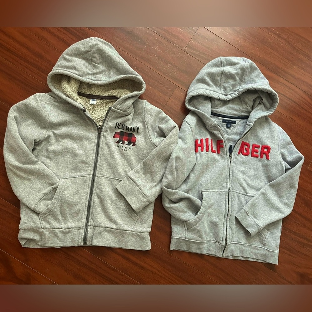 Tommy hilfiger and old navy jacket for kids
